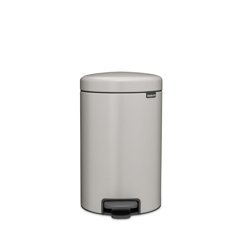 Brabantia NewIcon 12L pedal bin soft grey (British brand)