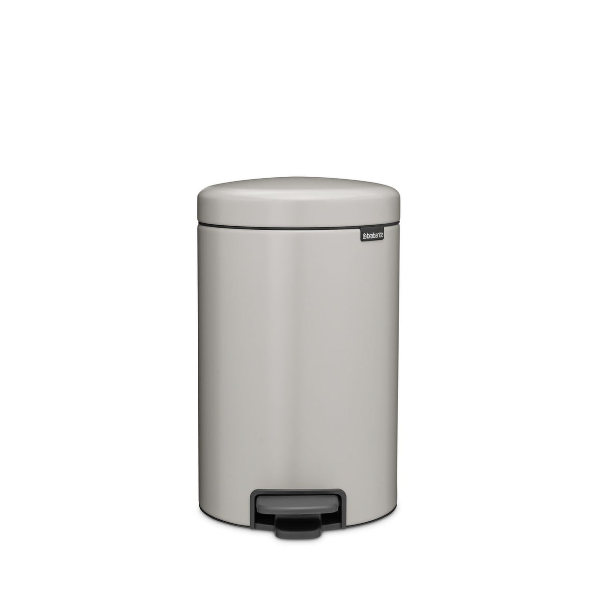 Brabantia NewIcon 12L pedal bin soft grey (British brand)