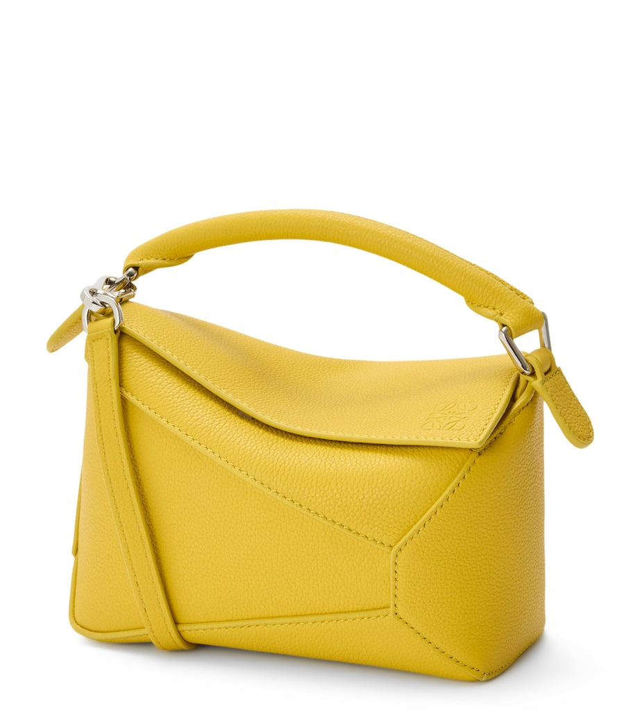 LOEWE Puzzle Edge top-handle bag in calfskin, imported from the UK