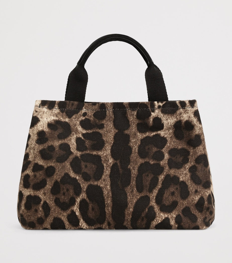 Dolce&Gabbana kids leopard print top-handle bag - British product