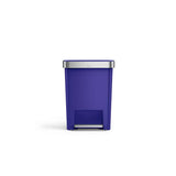 Simplehuman indigo blue pedal bin 45 litre (British brand)