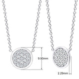 Costco diamond pendant round brilliant cut 0.25ctw, imported from the UK