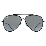 Ray-Ban sunglasses Aviator Reverse black silver mirror, UK version