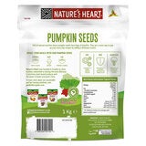 Nature's Heart Pumpkin Seeds 1kg, imported from the UK