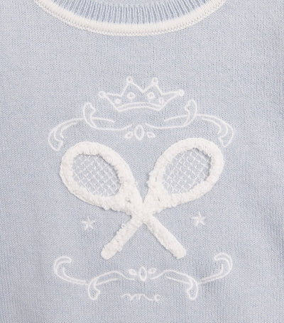 Harrods Sweater de tennis en coton-cachemire Camille pour tout-petits Marie-Chantal 3-24 mois - Acheter en ligne sur McGrocer