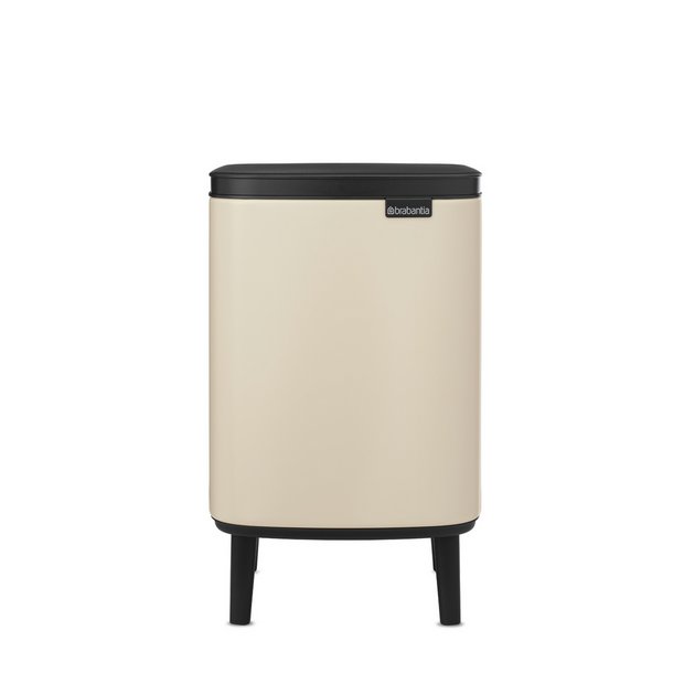 Brabantia Bo waste bin soft beige 7 litre, imported from the UK