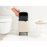 Brabantia Bo waste bin soft beige 7 litre, imported from the UK