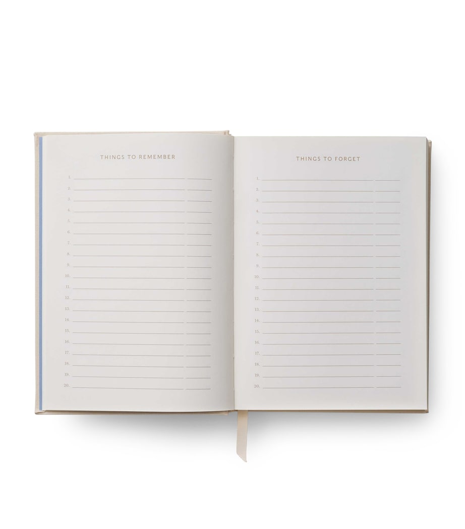 Rifle Paper Co. Embroidered Aster Journal A5 Size, imported from the UK