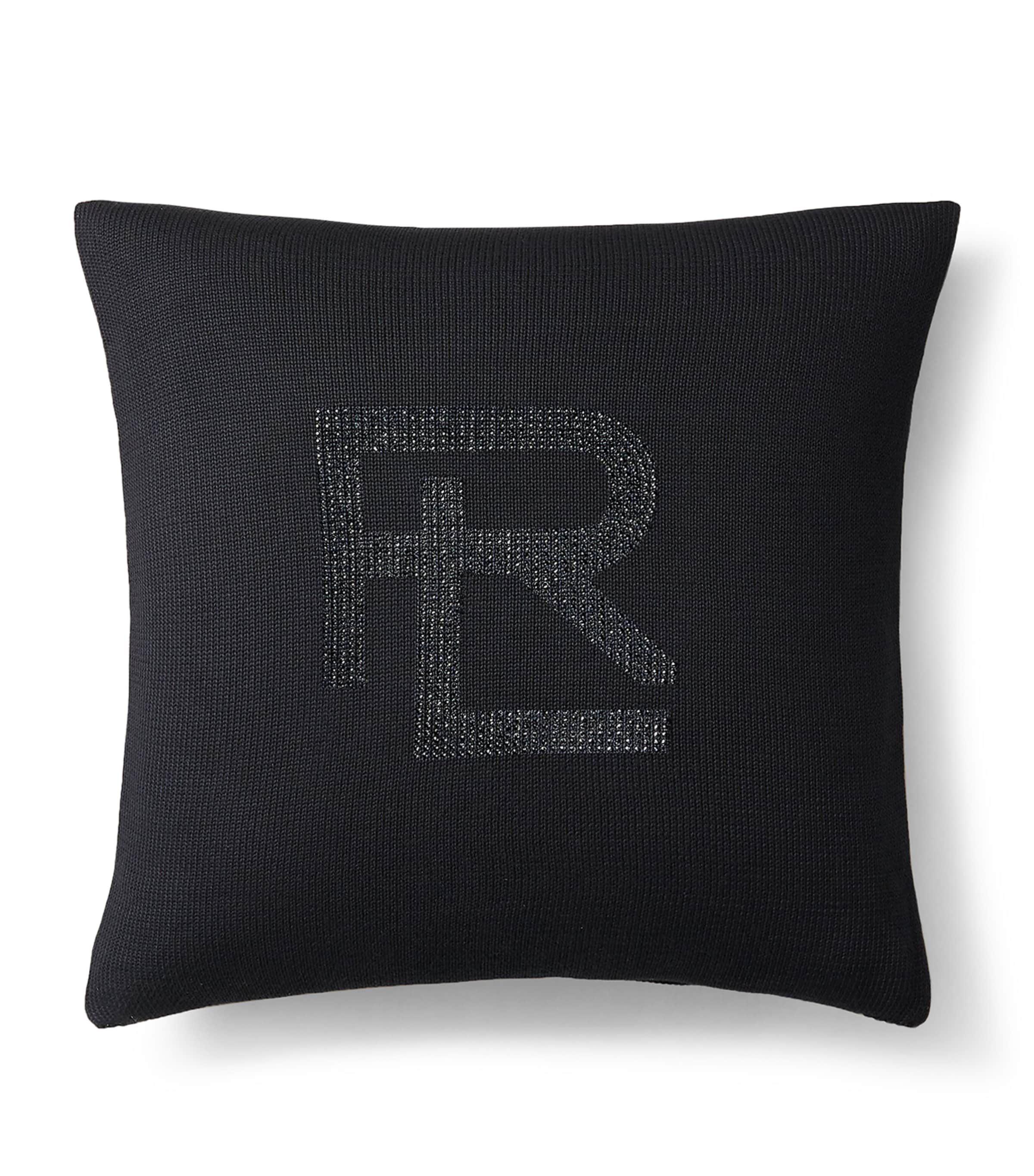 Ralph Lauren Cotton Beaded Hawthorne throw pillow, imported from the UK