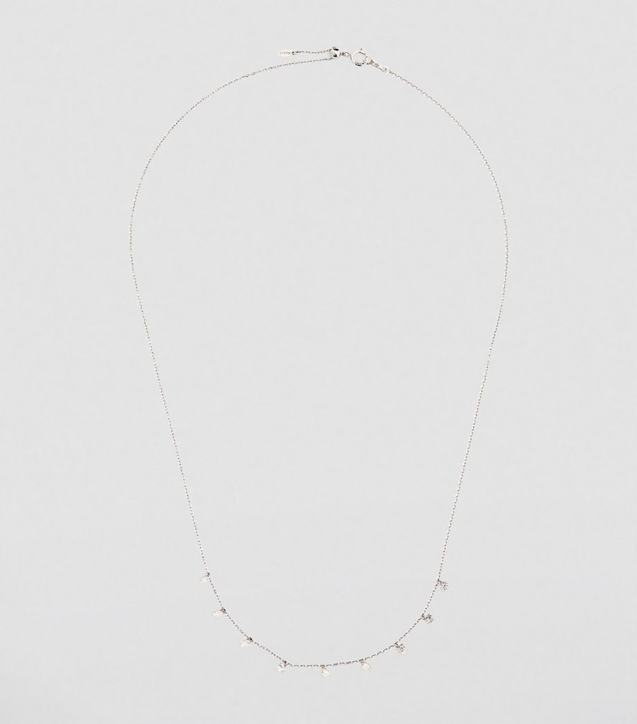 Persée white gold diamond Danaé necklace, imported from the UK