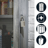 Master Lock combination padlock, 4-digit code lock (British brand)