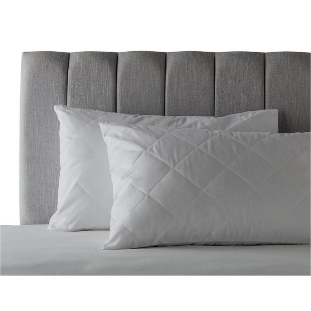 Habitat supersoft washable pillow protectors 2 pack 75x50cm (British brand)