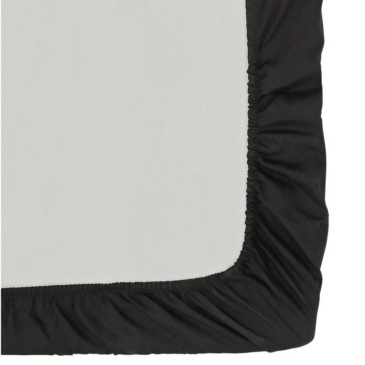 Habitat cotton rich fitted sheet single black - British product