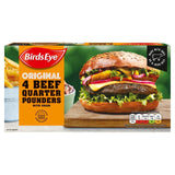 Birds Eye 4 Original Beef Quarter Pounder Burgers    454g GOODS M&S   