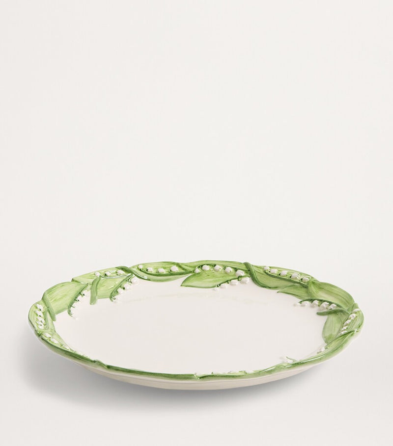 Les Ottomans dinner plate Lilly of the Valley 27cm, UK version