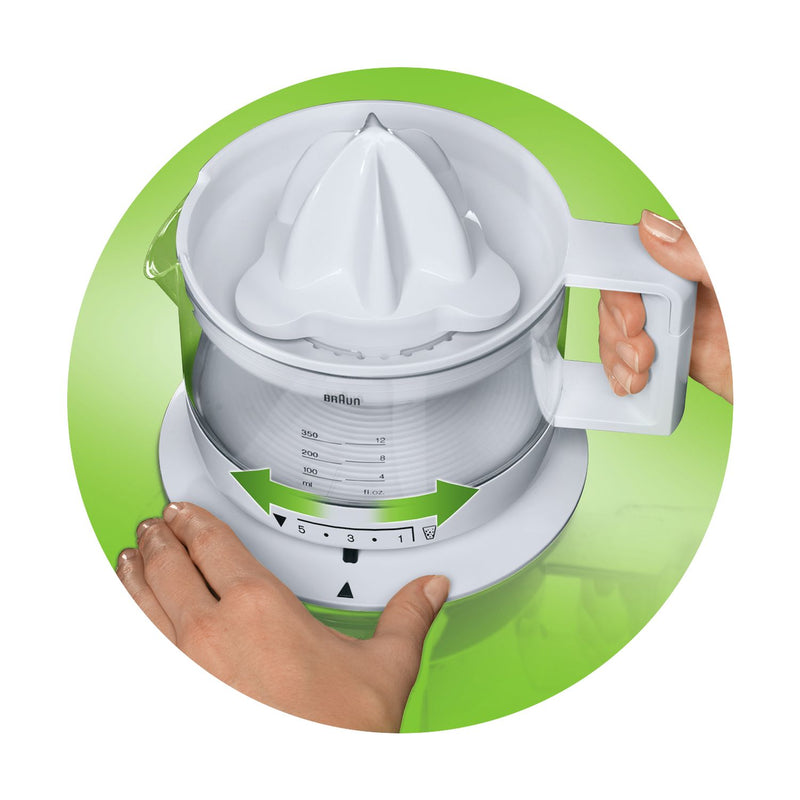 Braun CJ3000 citrus juicer white - British product