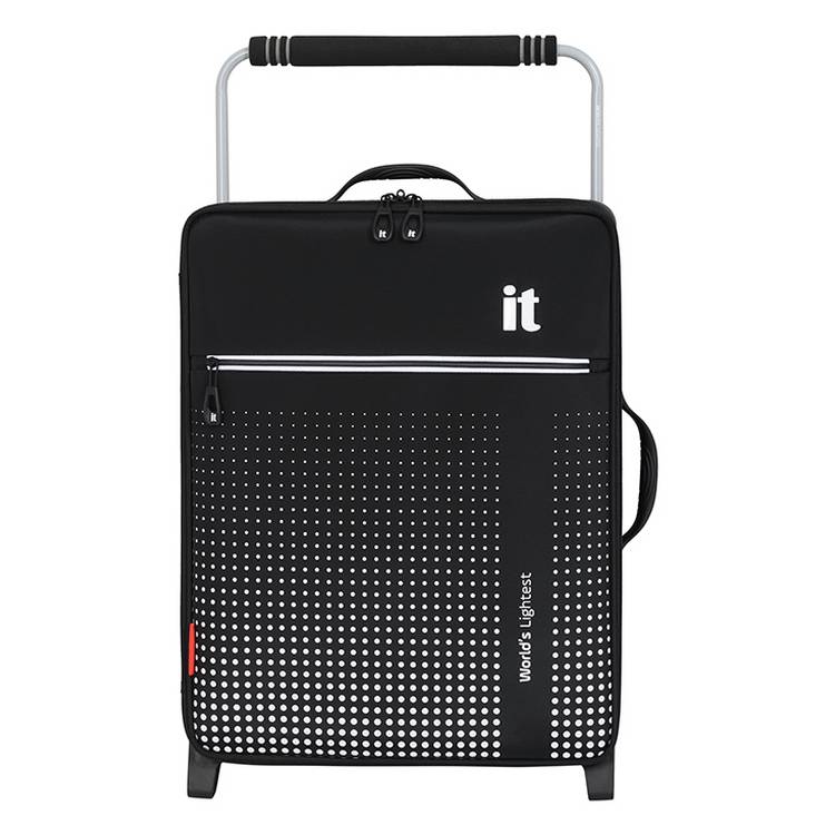 it Luggage cabin suitcase black 55cm, imported from the UK