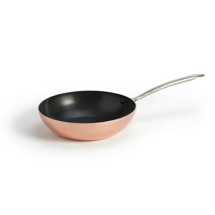 Habitat copper triply frying pan 24cm (British brand)