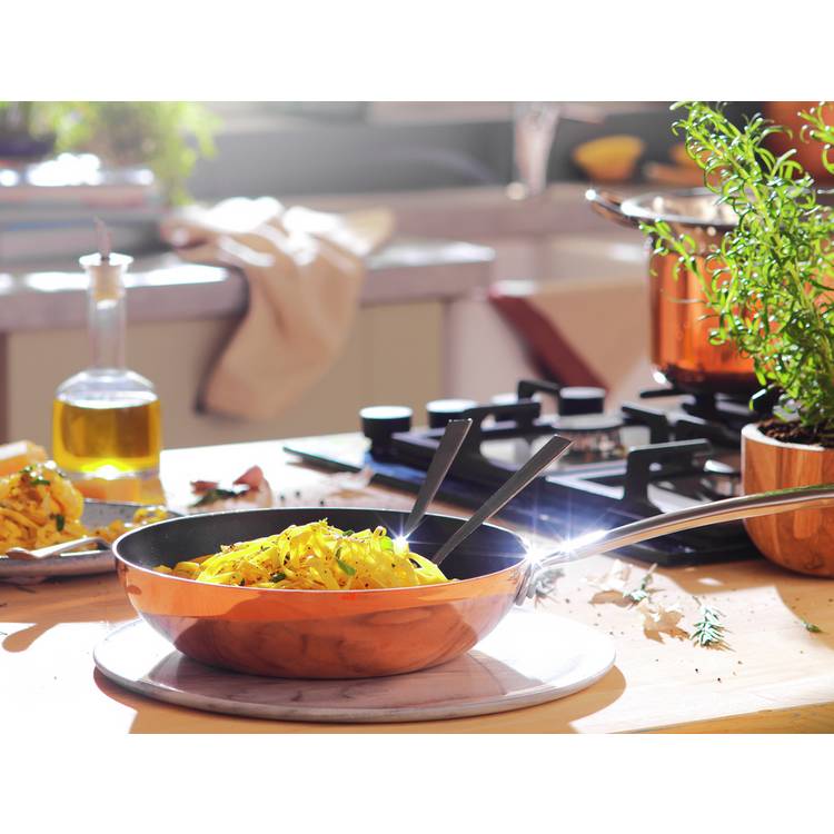 Habitat copper triply frying pan 24cm (British brand)
