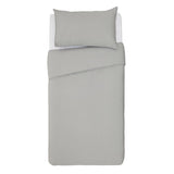 Habitat cotton rich single bedding set in grey, UK version