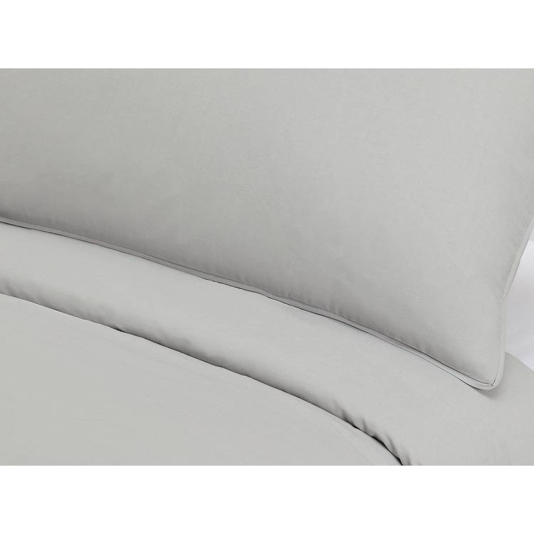 Habitat cotton rich single bedding set in grey, UK version