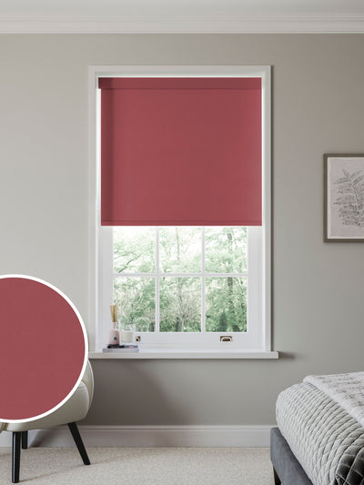 Next Next Rose Pink Echo Made to Measure Blackout Roller Blind- Buy online at McGrocer