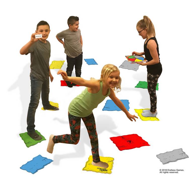 Goliath Games floor is lava activity game (British brand)
