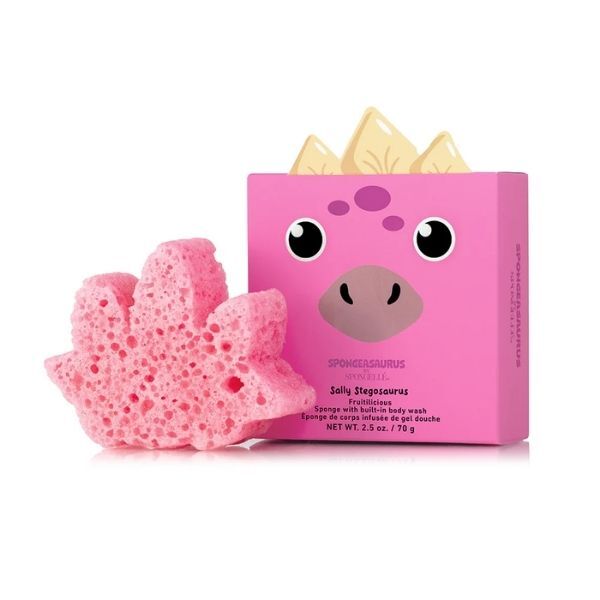 Spongelle Spongeasaurus Sally Stegosaurus bath sponge (British brand)