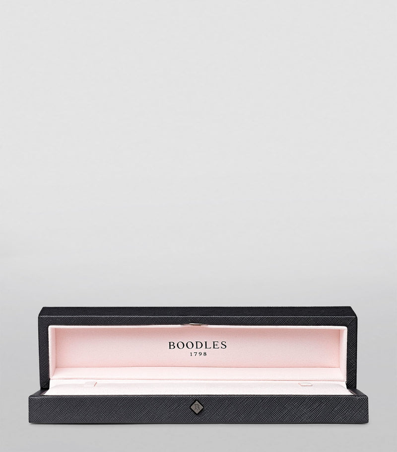 Boodles 18-karat rose gold knot bracelet, UK version
