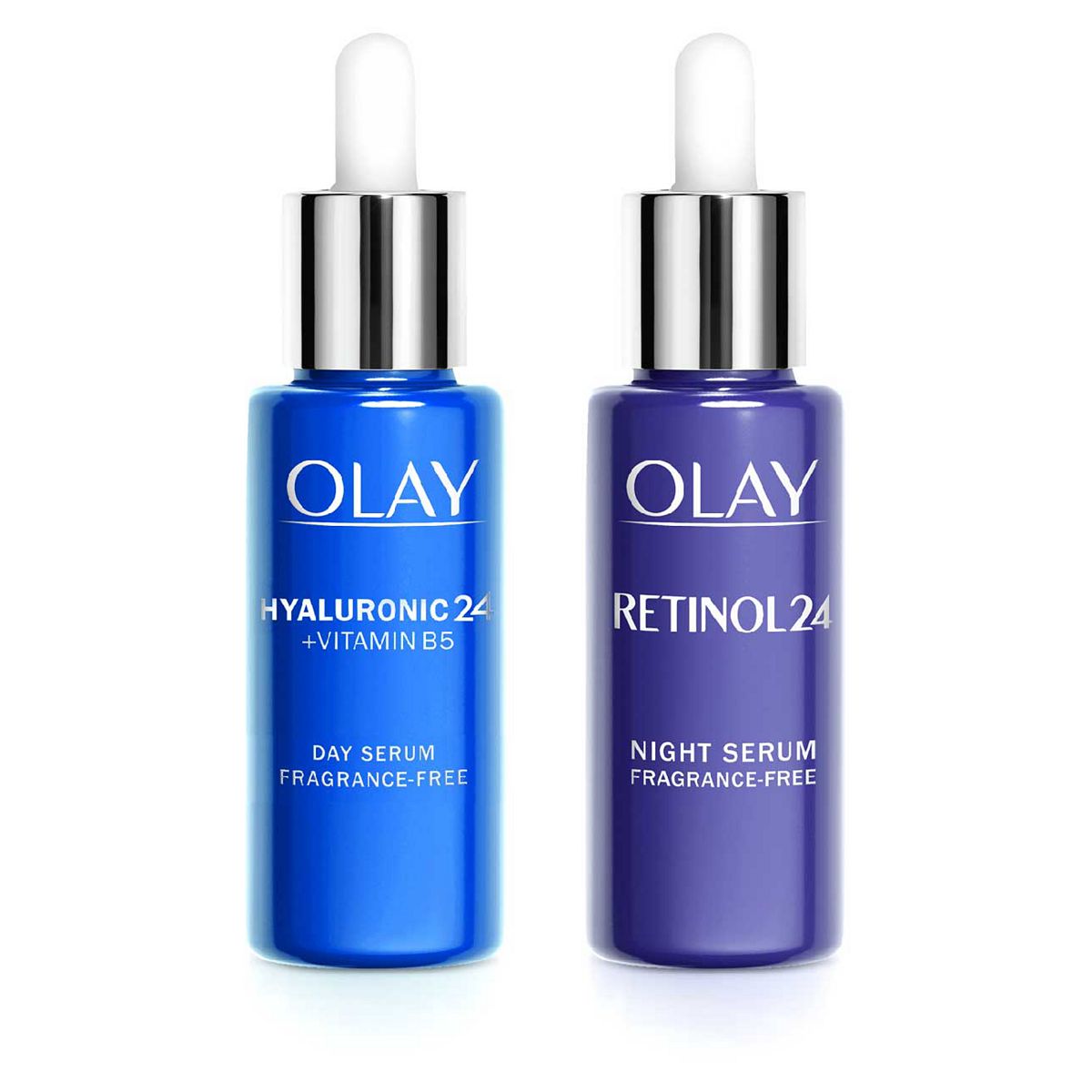 Olay New Year, New Dew with Hyaluronic Acid + Vitamin B5 Day and Retinol Night Serum GOODS Boots   