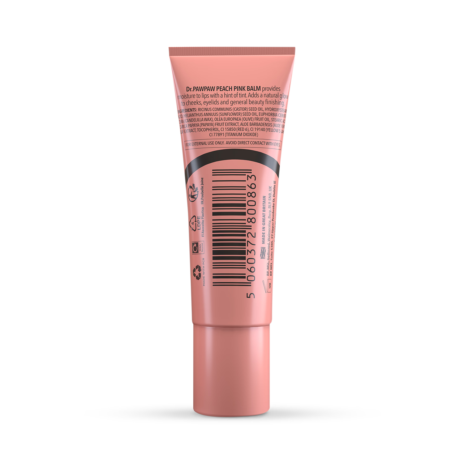 Dr PawPaw Peach Pink Balm 10ml