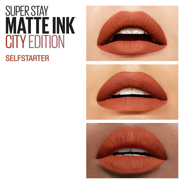 Maybelline Matte Liquid Lipstick 130 Self Starter, imported from the UK