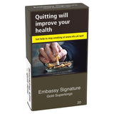 Embassy Signature Gold Superkings 20 GOODS Sainsburys   