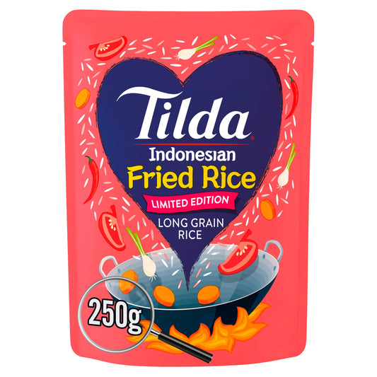 Tilda Microwave Rice Indonesian Fried 250g Microwave rice Sainsburys   
