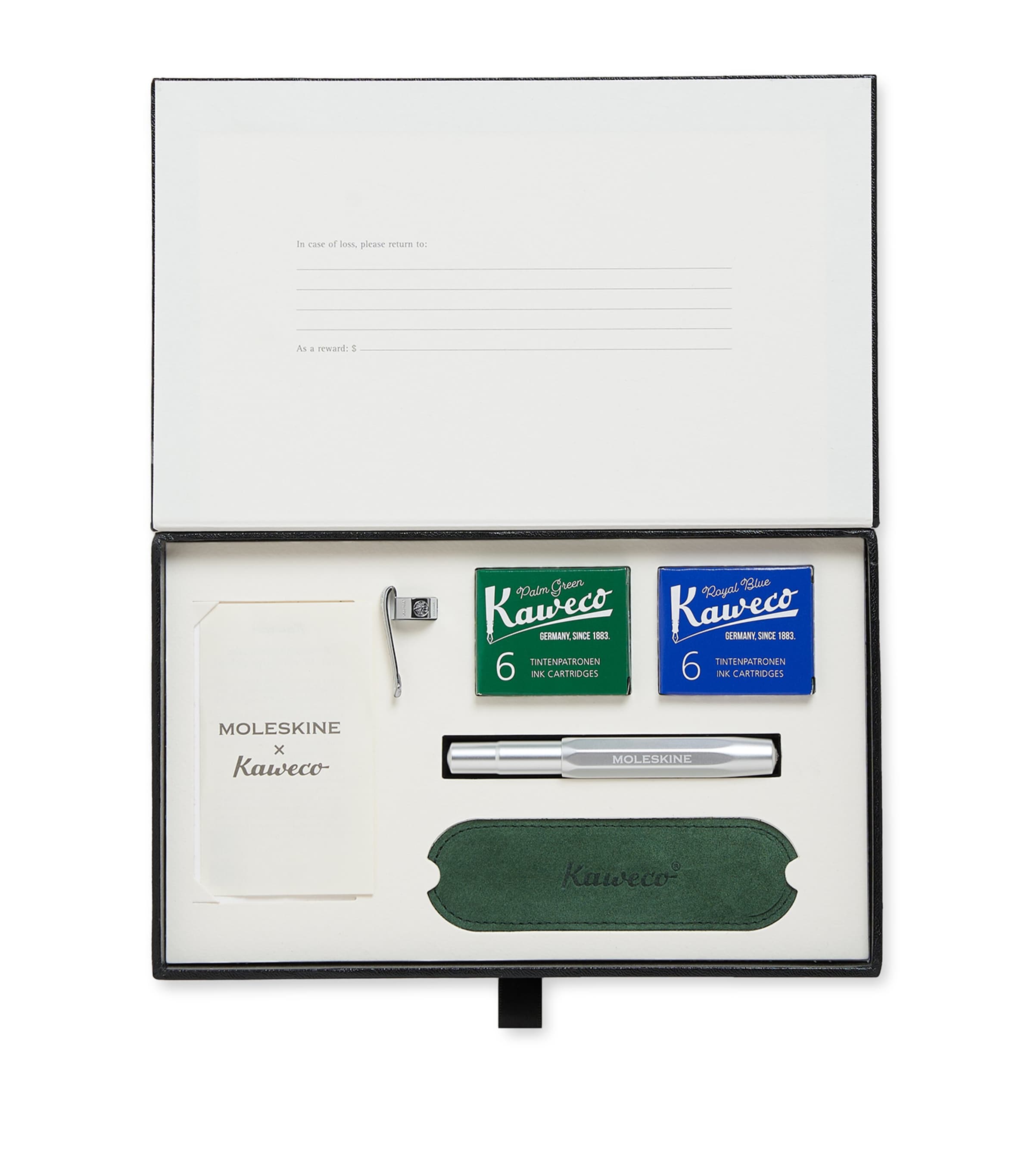 Moleskine Le Duo Ecriture fountain pen and notebook set, imported from the UK