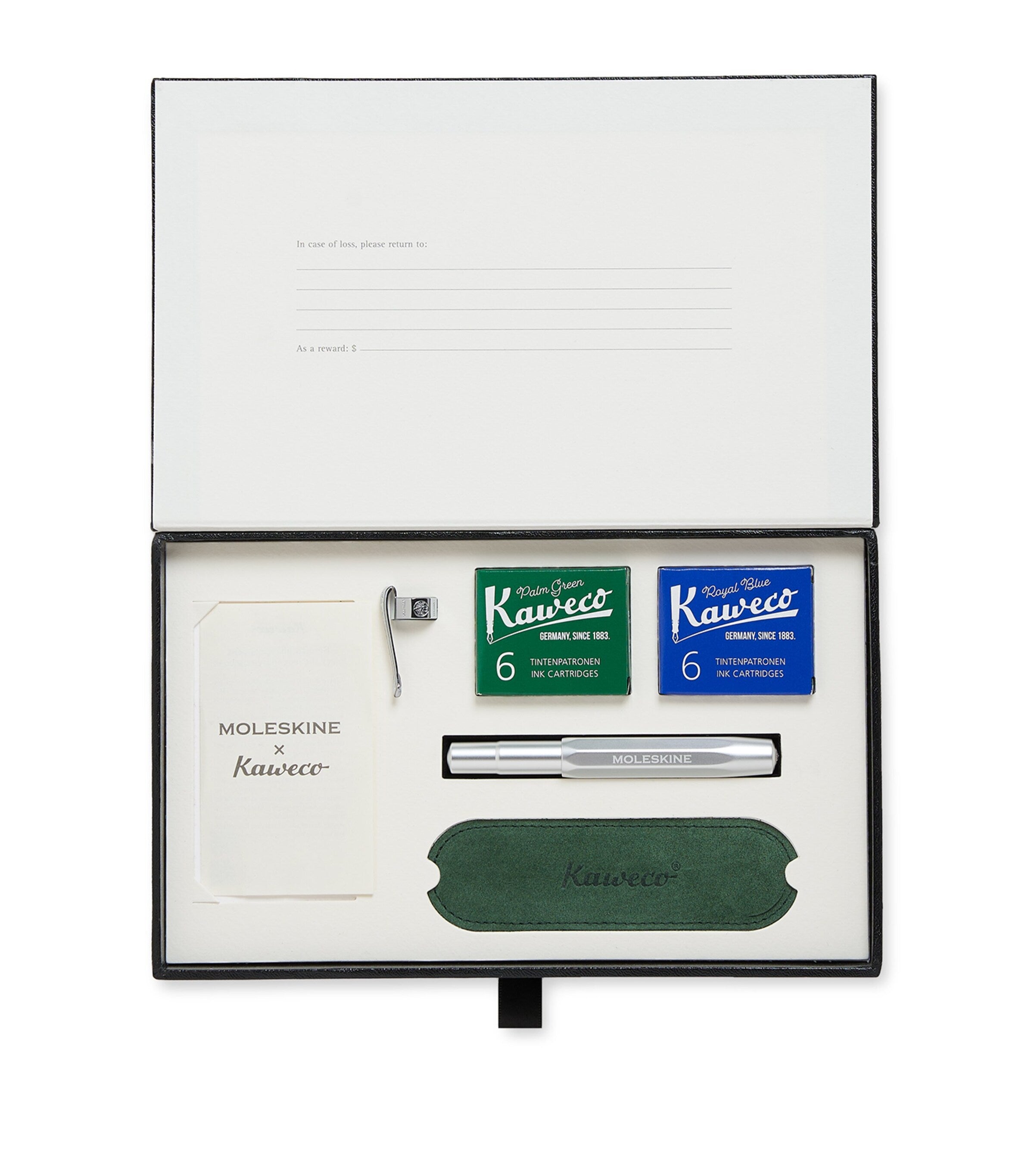 Moleskine Le Duo Ecriture fountain pen and notebook set, imported from the UK