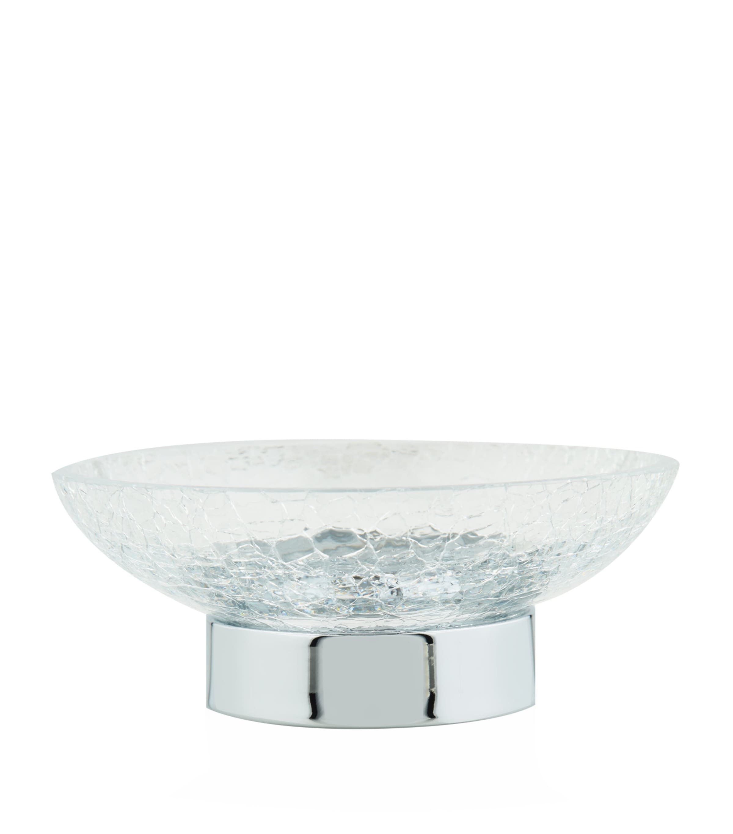 ZODIAC cracked crystal soap dish (British brand)