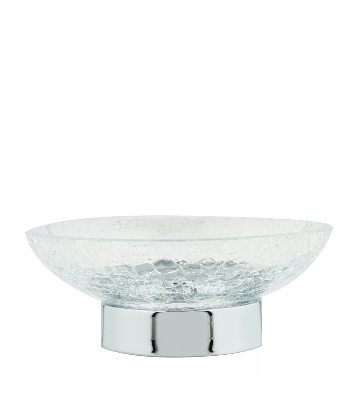 ZODIAC cracked crystal soap dish (British brand)