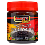 Jeeny's Rojak Sauce, Malaysian fruit salad dressing, imported from the UK