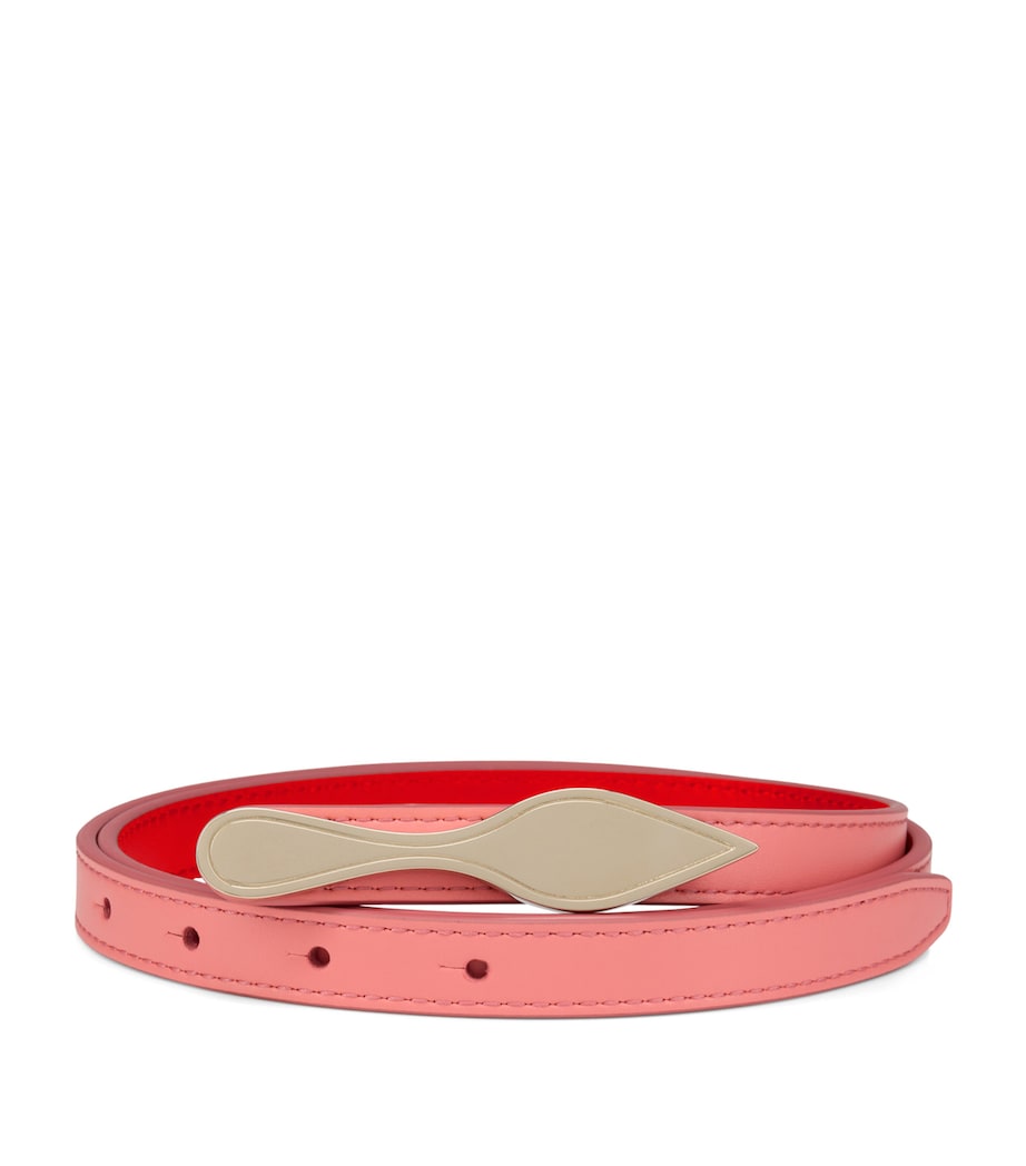 Christian Louboutin Bettina reversible belt calfskin, UK version