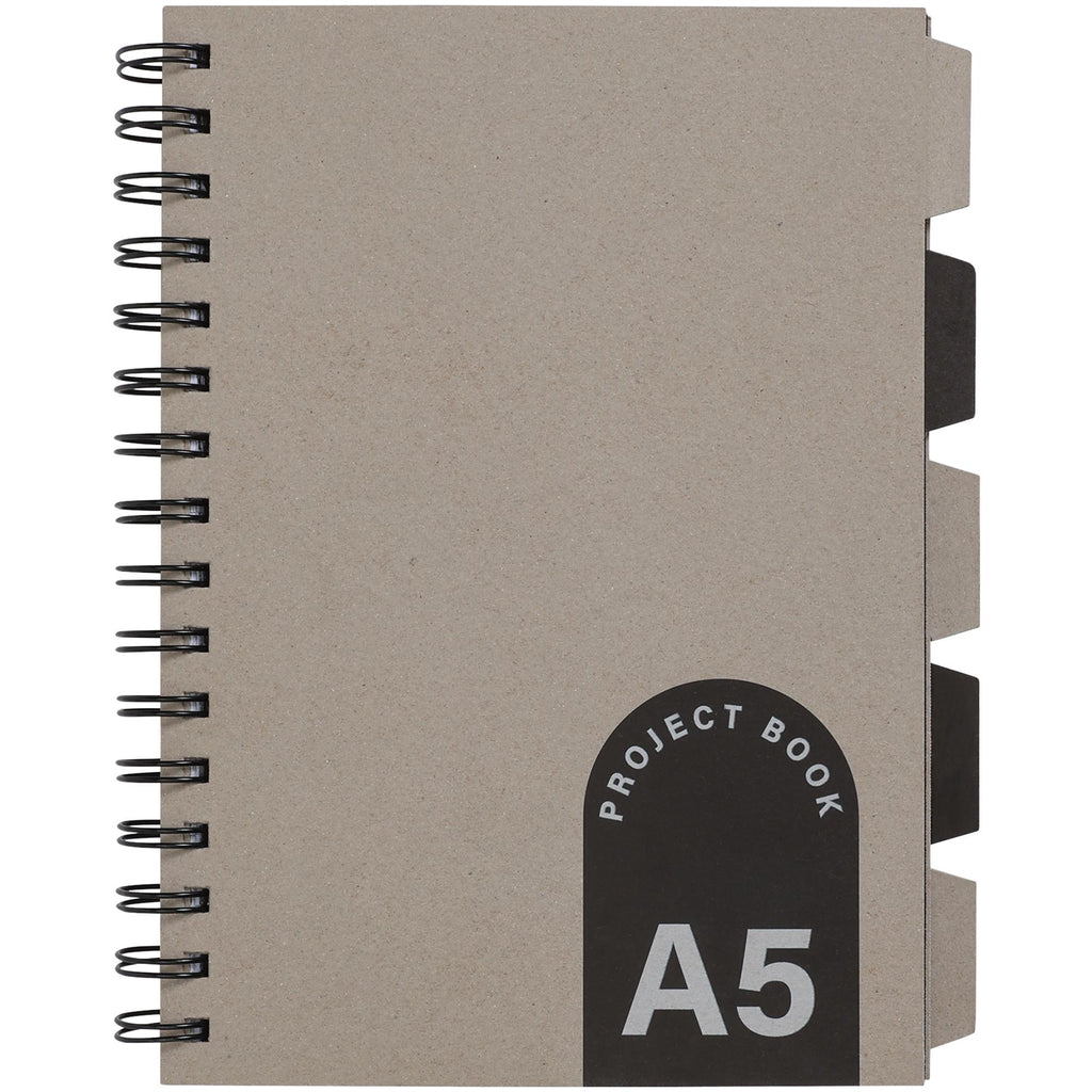 Sainsbury's Home Project Book Black/White/Grey A5