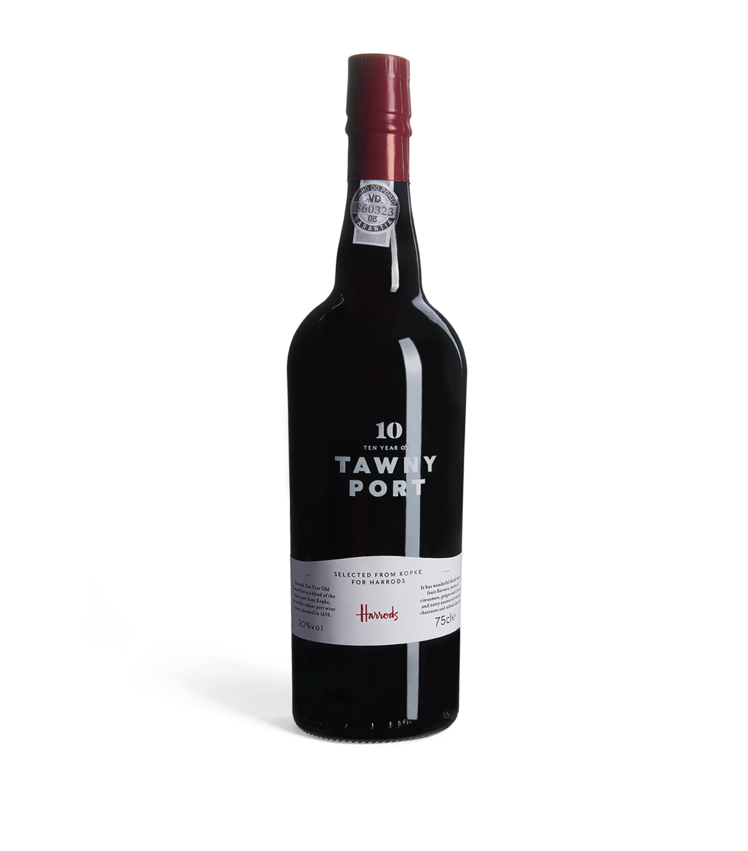 Harrods 10-Year-Old Tawny Port 75cl, UK version