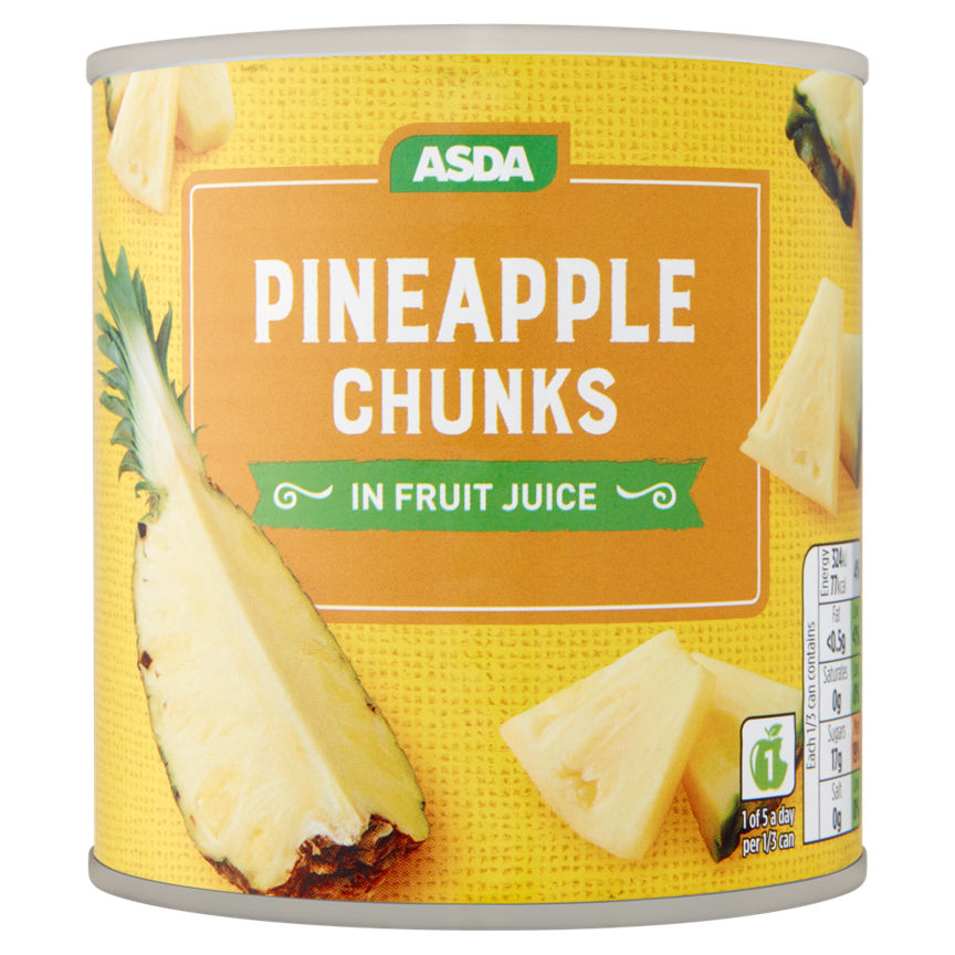 ASDA Pineapple Chunks in Fruit Juice 432g GOODS ASDA   