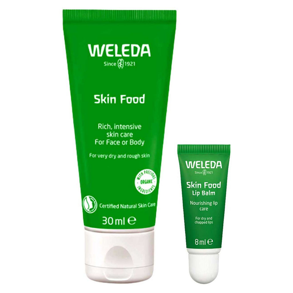 Weleda Skin Food Cream & Lip Balm Bundle 30ml