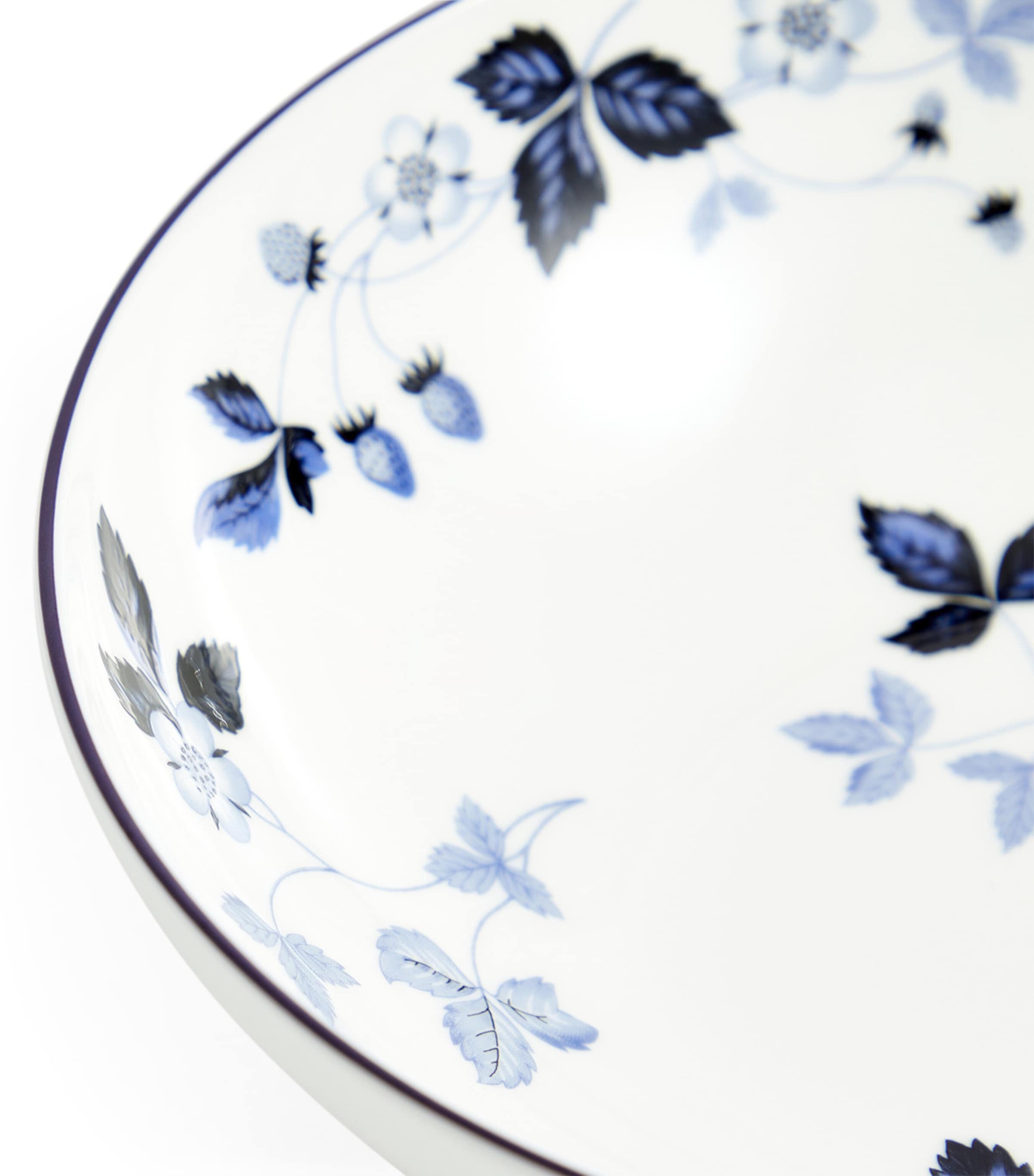 Wedgwood Wild Strawberry Inky Blue cereal bowl 18cm (British brand)