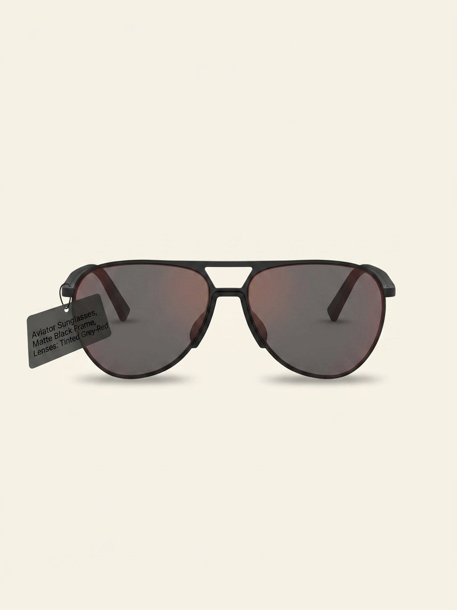 Prada Linea Rossa PS 53ZS pilot metal sunglasses (British brand)