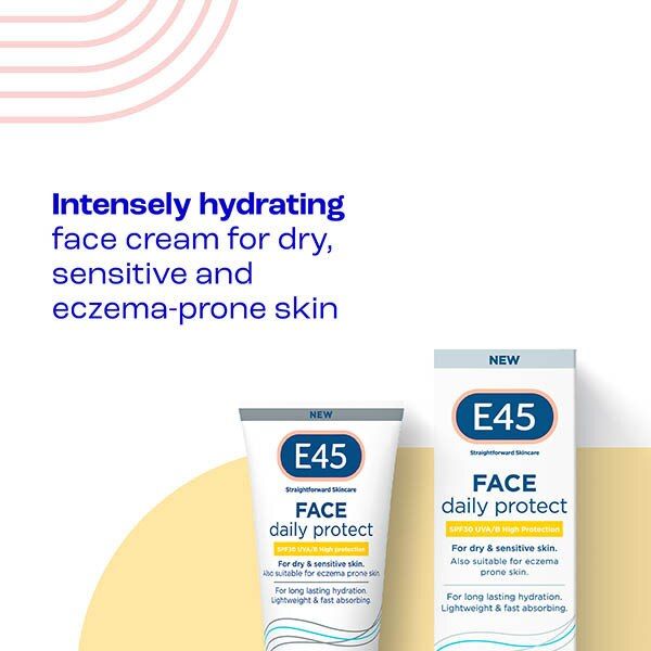 E45 Daily Protect Face Moisturiser Spf30 For Dry Skin 50Ml GOODS Superdrug   