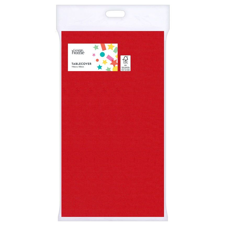 George Home Red Tablecover