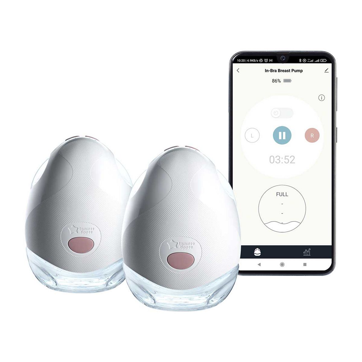 Tommee Tippee Made for Me Double Electric Wearable Breast Pump GOODS Boots   