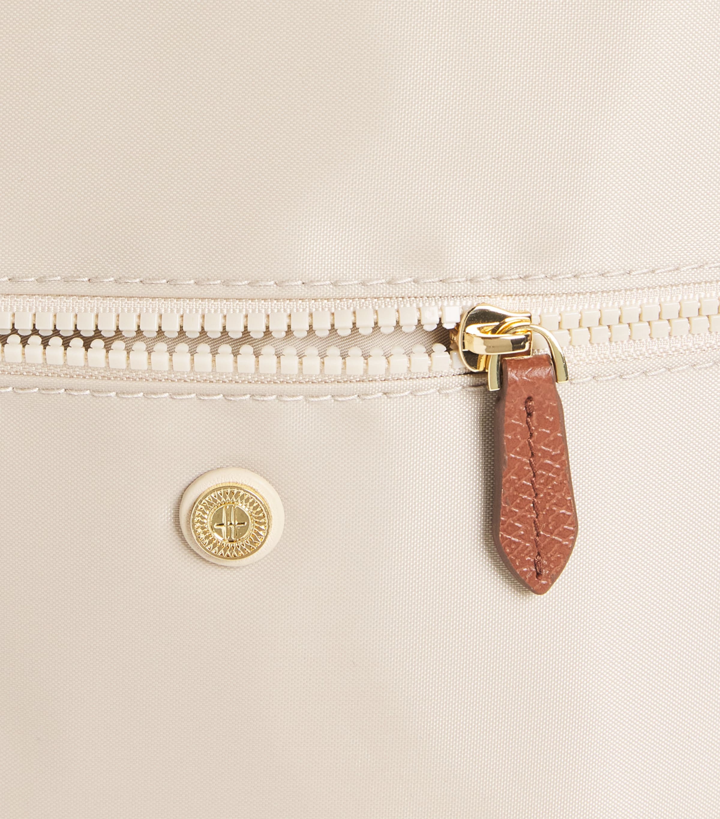Harrods nylon backpack with gold-plated hardware, UK version